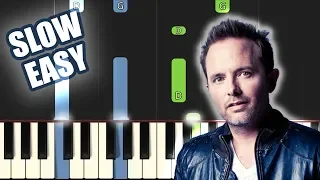 Amazing Grace (My Chains Are Gone) - Chris Tomlin | SLOW EASY PIANO TUTORIAL + SHEET MUSIC