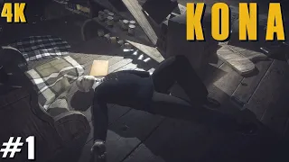 Kona #1 - The Crime | Playthrough | No Commentary | 4K/60FPS