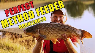 METHOD FEEDER HOOKLENGTH | TIE THE PERFECT SHORT METHOD FEEDER HOOKLENGTH FOR CARP | Rob Wootton