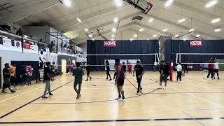 Dallas Volleys vs Young Vets | Q Final | Set-2 | Advanced cup | HSL Volleyball 2024