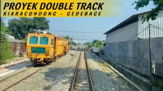 MULAI ADA PERSIAPAN PEMASANGAN REL LAGI | Back ride Proyek double track