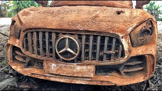 Fully restoration abandoned Mercedes GT 63 supercar ( children's electric car )