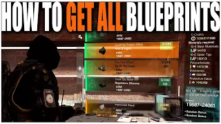 HOW TO GET THE ALL BLUEPRINTS IN DIVISION 2 | TIPS & TRICKS