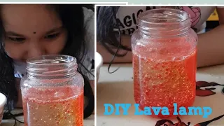 Let's make our own DIY Lava lamp; easy experiment for kids