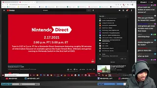 Shokio's Nintendo Direct LIVE Reaction