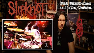 Black Metal Drummer react to ⛧Joey Jordison⛧ People = S**T [drumcam]