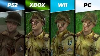 Brothers in Arms Road to Hill 30 (2005) Wii vs Xbox vs PS2 vs Windows [Graphics Comparison]