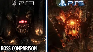 Demon's Souls Remake - Bosses Comparison (Armor Spider and Flamelurker) - Original vs Remake