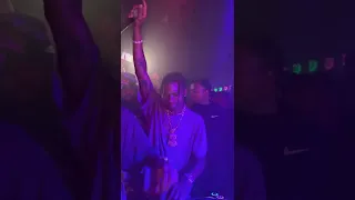 'If I F*** up it's on me' - @TravisScottXX reacts to @BurnaBoy 'Last Last' in London Club