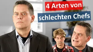 4 Arten von schlechten Chefs – und wie Sie sie erkennen!