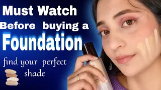 How to Find your Perfect Foundation Shade #foundation #viral