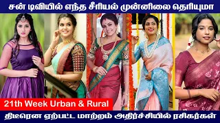 sun tv 21th week urban + rural trp rating | sun tv trp | Mr Partha