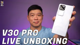 vivo V30 Pro Live Unboxing