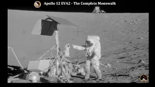 Apollo 12 EVA 2 - The Complete Moonwalk (Full Mission 19)