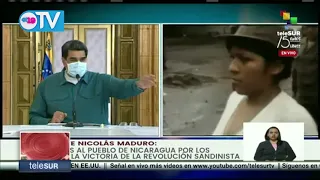 Presidente Nicolás Maduro saluda el 41 Aniversario de la Revolución Sandinista