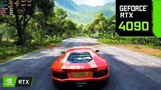 Forza Horizon 5 : RTX 4090 24GB ( 8K Maximum Settings RTX ON / DLSS ON ) / Lambo Aventador Gameplay