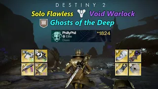 Destiny 2: Ghosts of the Deep Dungeon Solo Flawless Void Warlock (Season 22, Season of the Witch)