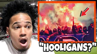 American Athlete First Time Reacting To The Best Ultras Video Ever (Ultras World 1M Special)