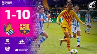 RESUMEN | R. Sociedad 1-10 FC Barcelona | Final Supercopa de España Femenina