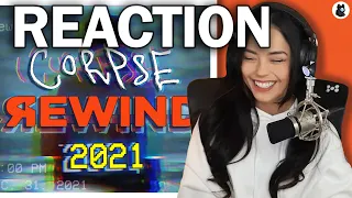 Valkyrae reacts to tiny corpse's CORPSE REWIND 2021