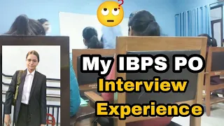 IBPS PO INTERVIEW EXPERIENCE| 1st interview ever| My strategy | #ibpspo