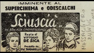 Vittorio De Sica annuncia in radio 'Sciuscià' (27 aprile 1946)