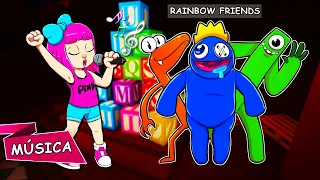 🎶 A MÚSICA DOS RAINBOW FRIENDS (Papile) - ROBLOX (Paródia Pipoco - Ana Castela)