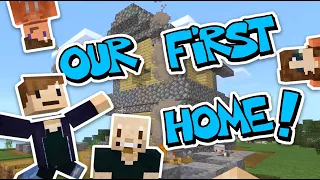 Episode 1: Our first homes in Minecraft!