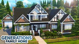 Massive Generations Family Home // The Sims 4 Speed Build