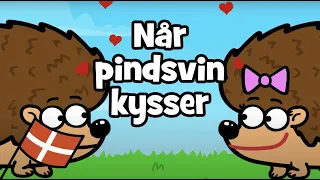 Når Pindsvin Kysser | Hurra Børnesange (Dansk)