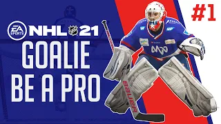 NHL 21: Goalie Be a Pro #1 - "European Start!”