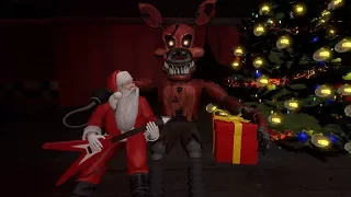 SFM Fnaf. от Спрингтрап и Мангл.  Крутая новогодняя тусовка аниматроников 2018