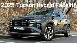 🔇 2025 Hyundai Tucson Hybrid Facelift Exterior & Interior Walkaround, Night POV, no narration