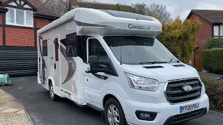 Honest review and walk around of the exterior and interior of a Chausson 720 titanium 5 travel 6 b