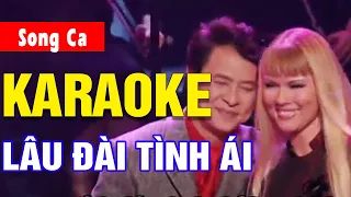 Lâu Đài Tình Ái Karaoke Song Ca | Anh Khoa, Dalena | Asia Karaoke Beat Chuẩn