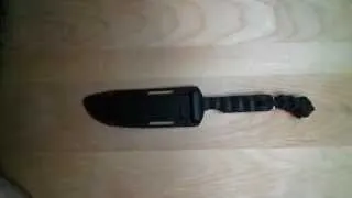 Modified Cold Steel Spike Tanto point review (Quebec French)