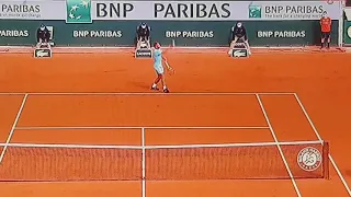 Rafael Nadal with a phenomenal technique- Roland Garros