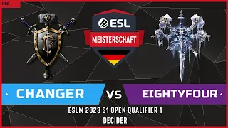 WC3 - ESLM 2023 S1 - Decider: [HU] Changer vs Eightyfour [UD] (Open Qualifier 1)