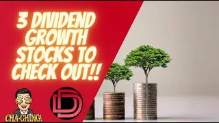 Top Stocks and Best Dividend Growth Stocks to Watch for Earning Passive Income / Dividend Income