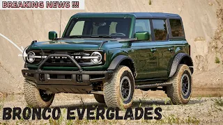 2022 Ford Bronco Everglades - 2022 Ford Bronco Everglades Announced With Factory Winch