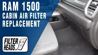 How to Replace Cabin Air Filter 2019 Ram 1500