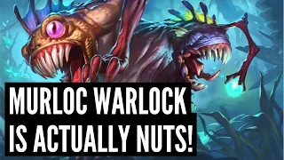 TURN 4 GIGAFIN!? Murloc Warlock is so MUCH FUN! (Early Access Gameplay!) | Sunken City