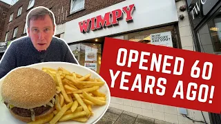 Reviewing the OLDEST WIMPY RESTAURANT in the UNITED KINGDOM!