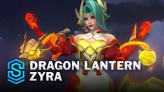 Dragon Lantern Zyra Wild Rift Skin Spotlight