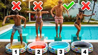 NÃO PULE NA PISCINA ERRADA OU VAI SE ARREPENDER!! ( NOVO MINI GAME ) [ REZENDE EVIL ]