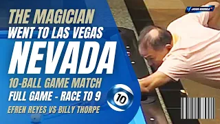 ⭐ Efren Reyes Full Game in Las Vegas 10-Ball Match Race to 9 billiards pool sports tour #efrenreyes