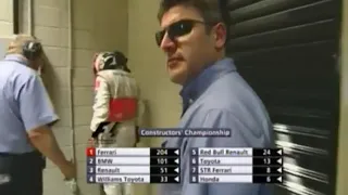 2007 Brazilian GP Post-Race Podium & Celebrations - Kimi Raikkonen is World Champion!