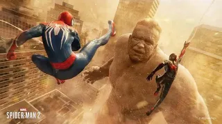 Spider-Man 2 - Sand Man Boss Fight Gameplay No Commentary Ultra graphics #ps5