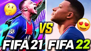 FIFA 21 VS FIFA 22