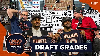 DRAFT GRADES! Grading Each Pick of the NFL Draft by the Chicago Bears | CHGO Bears